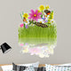 Reflected Spring Meadow Wall Mural