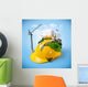 City on the construction helmet. 