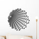Carbon nanotube on white background Wall Decal