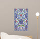 floral ornament on tiles 