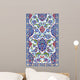 floral ornament on tiles 