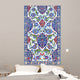 floral ornament on tiles 