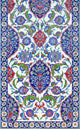 floral ornament on tiles 