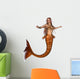 Golden Mermaid Wall Decal