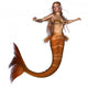 Golden Mermaid Wall Decal