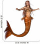 Golden Mermaid Wall Decal