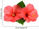 Two Pink Hibiscus Wall Decal