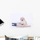 Labrador Puppy with Books Wall Decal