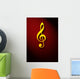Musical Key Sign Wall Mural
