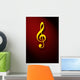 Musical Key Sign Wall Mural