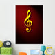 Musical Key Sign Wall Mural