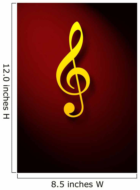 Musical Key Sign Wall Mural