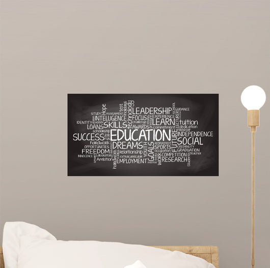 Education Related Tag Cloud Illustration 