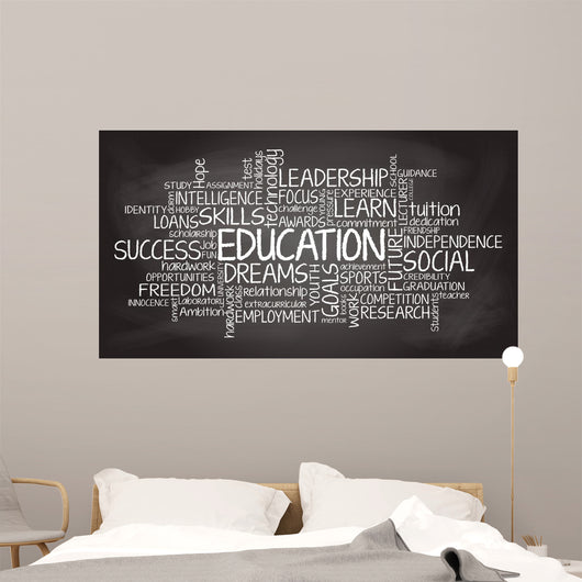 Education Related Tag Cloud Illustration 