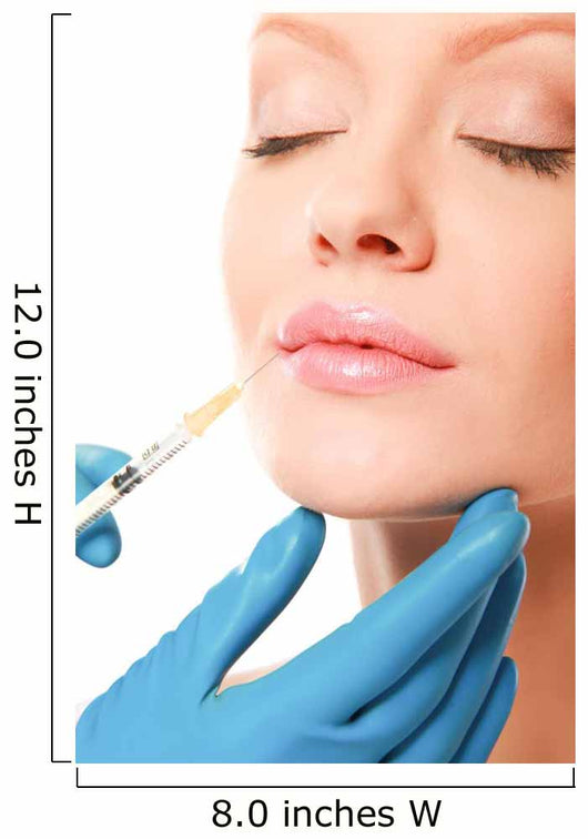 Beautiful Woman Getting Injection in Her Face 