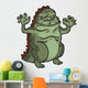 Godzilla Cartoon Wall Decal