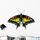 Seamless background of colorful butterflies. Wall Decal