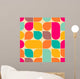 Retro Abstract Seamless Pattern Wall Decal Design 1