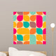 Retro Abstract Seamless Pattern Wall Decal Design 1