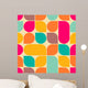 Retro Abstract Seamless Pattern Wall Decal Design 1