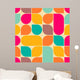 Retro Abstract Seamless Pattern Wall Decal Design 1