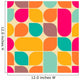 Retro Abstract Seamless Pattern Wall Decal Design 1