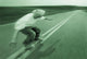 Teenager Skateboarding Down Road Wall Mural