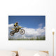 Motocross rider. Wall Mural