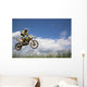 Motocross rider. Wall Mural