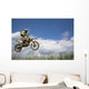 Motocross rider. Wall Mural