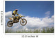 Motocross rider. Wall Mural
