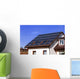 Solar Panels Country-side House Wall Decal