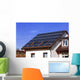 Solar Panels Country-side House Wall Decal