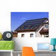 Solar Panels Country-side House Wall Decal