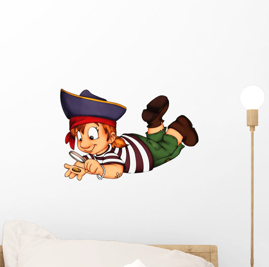 Pirate - Pirate Child Girl Wall Decal