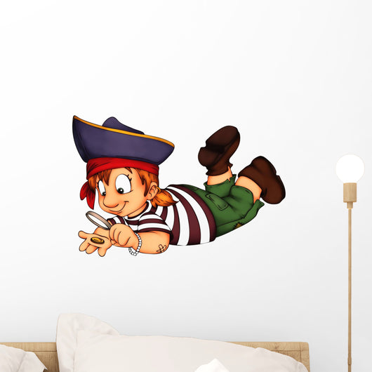 Pirate - Pirate Child Girl Wall Decal