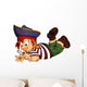 Pirate - Pirate Child Girl Wall Decal