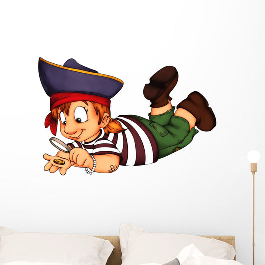 Pirate - Pirate Child Girl Wall Decal