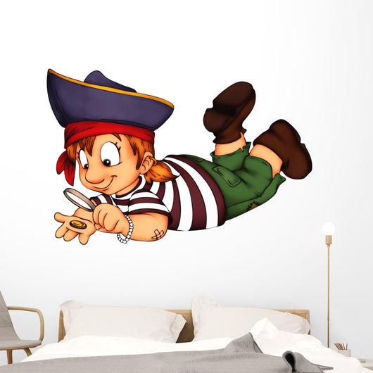 Pirate - Pirate Child Girl Wall Decal