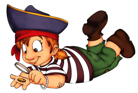 Pirate - Pirate Child Girl Wall Decal