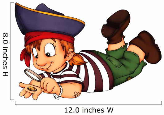 Pirate - Pirate Child Girl Wall Decal