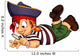 Pirate - Pirate Child Girl Wall Decal