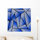 Abstract Blue Seamless Pattern Wall Decal