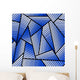 Abstract Blue Seamless Pattern Wall Decal