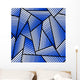 Abstract Blue Seamless Pattern Wall Decal