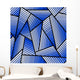 Abstract Blue Seamless Pattern Wall Decal