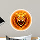 Head of fire lion. 