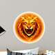 Head of fire lion. 