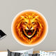 Head of fire lion. 