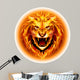 Head of fire lion. 